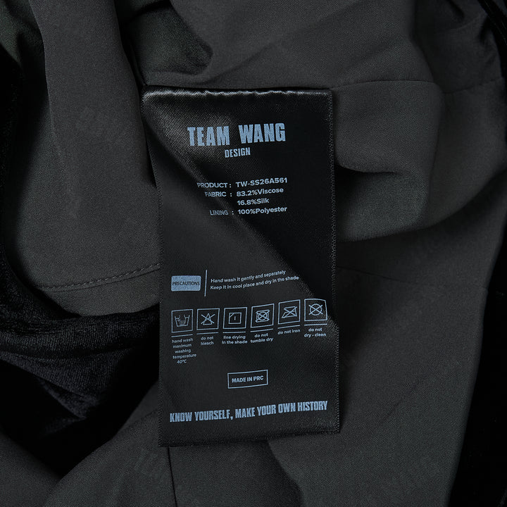 Velvet Stand Collar Jacket
