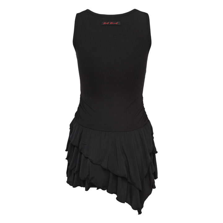 Sleeveless Layered Ruffle Mini Dress