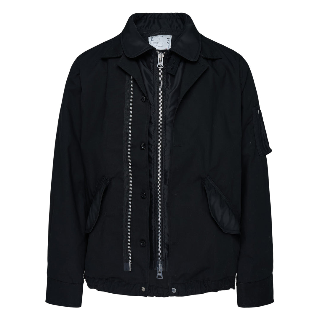 Cotton Nylon Oxford Blouson