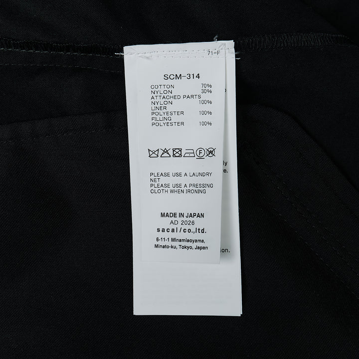 Cotton Nylon Oxford Blouson