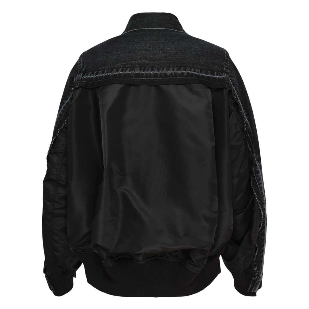 Denim x Nylon Twill Jacket