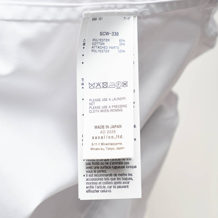 Cotton Poplin Short Sleeve Shirt