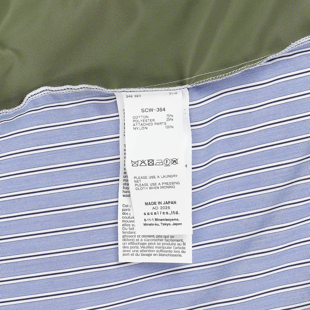 Cotton Poplin Nylon Twill Shirt