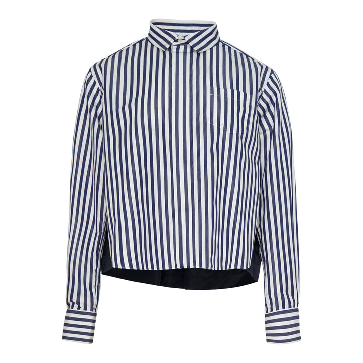 Cotton Poplin Nylon Twill Shirt