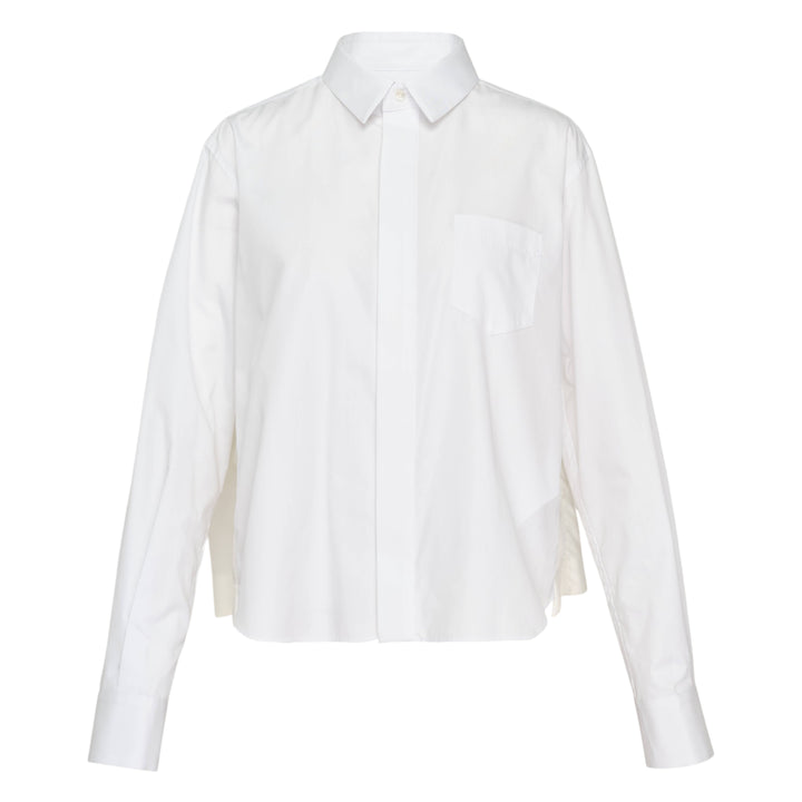 Cotton Poplin Nylon Twill Shirt
