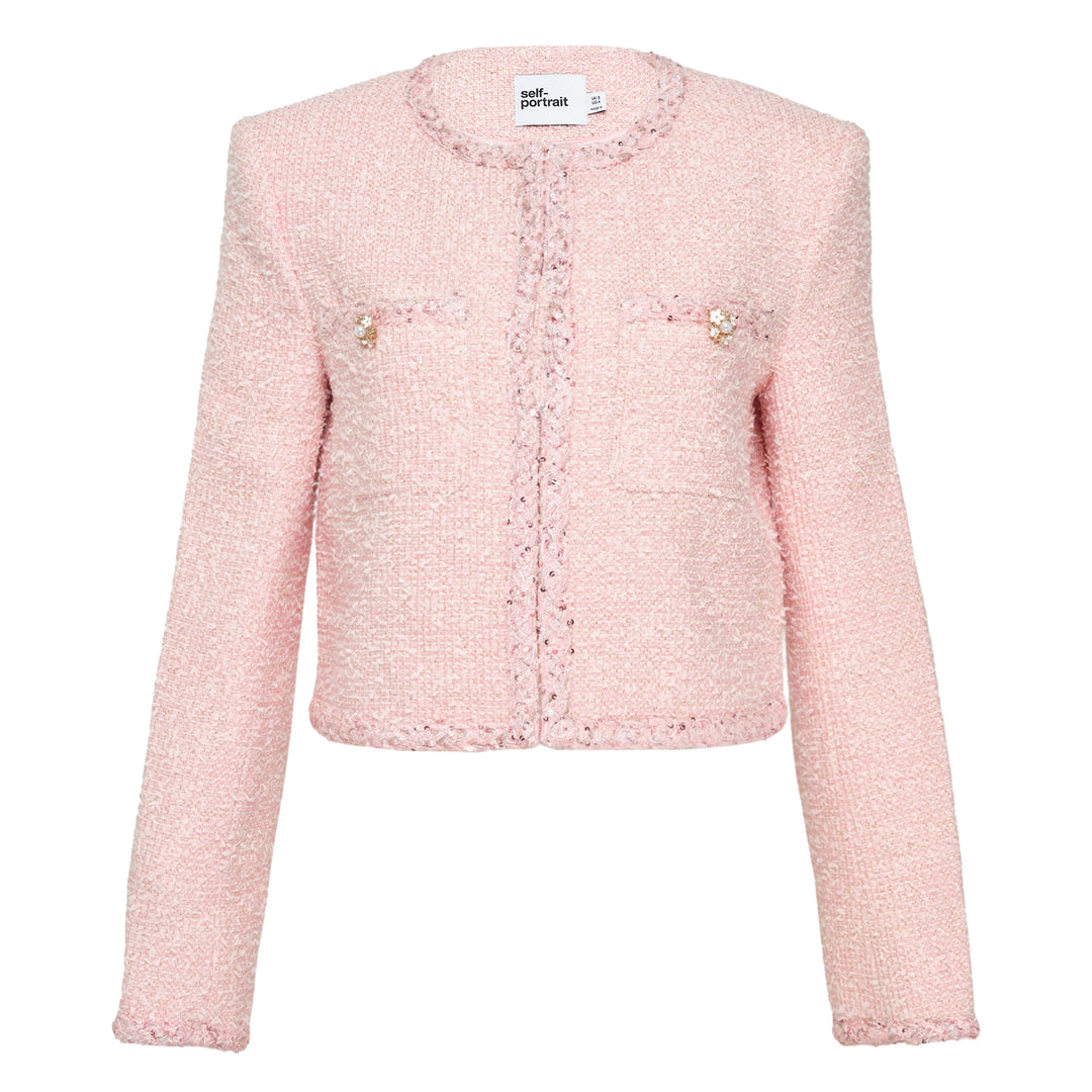 Pink Boucle Jacket