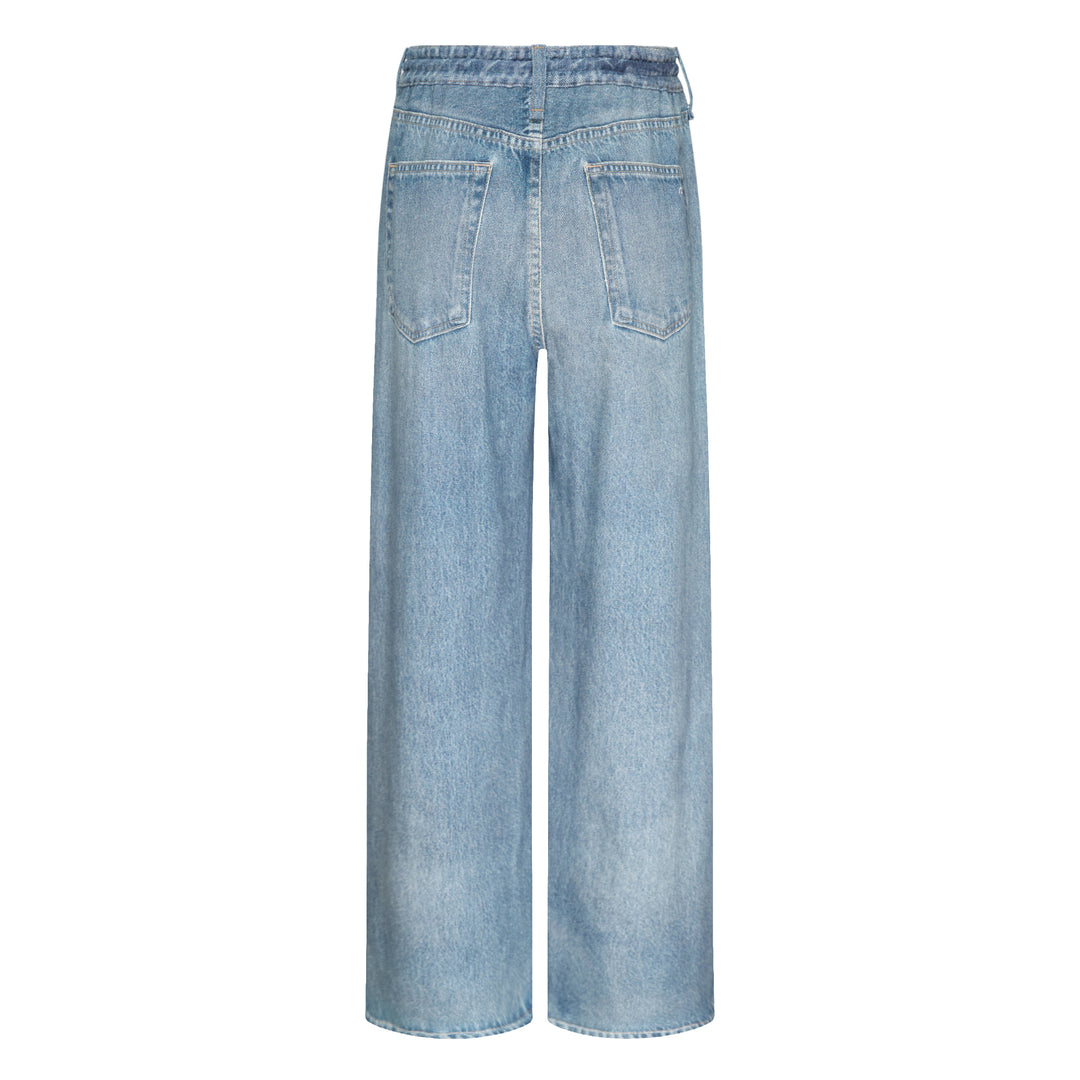 Miramar Drawcord Wide Leg Jeans