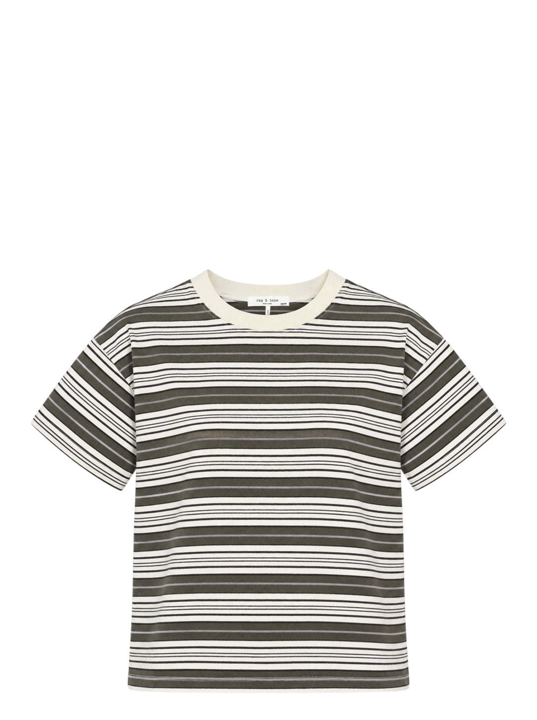 Kelly Stripe Boxy Jersey Tee