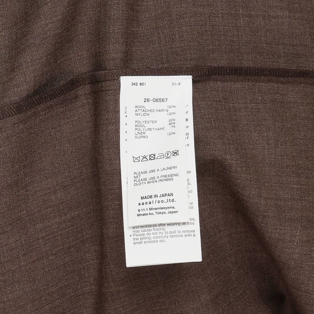 Suiting Nylon Twill Shirt Jacket