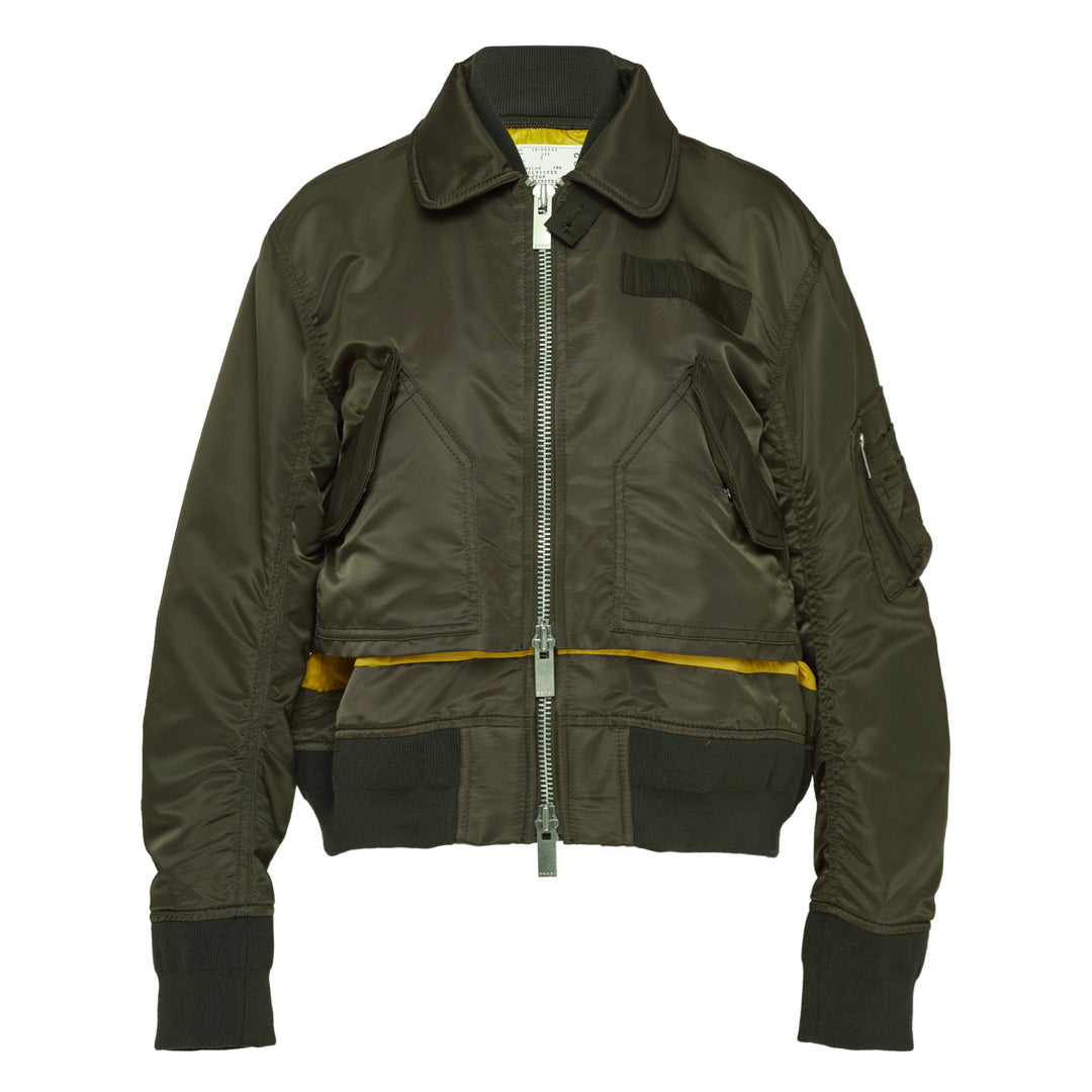 Nylon Twill Bomber Blouson