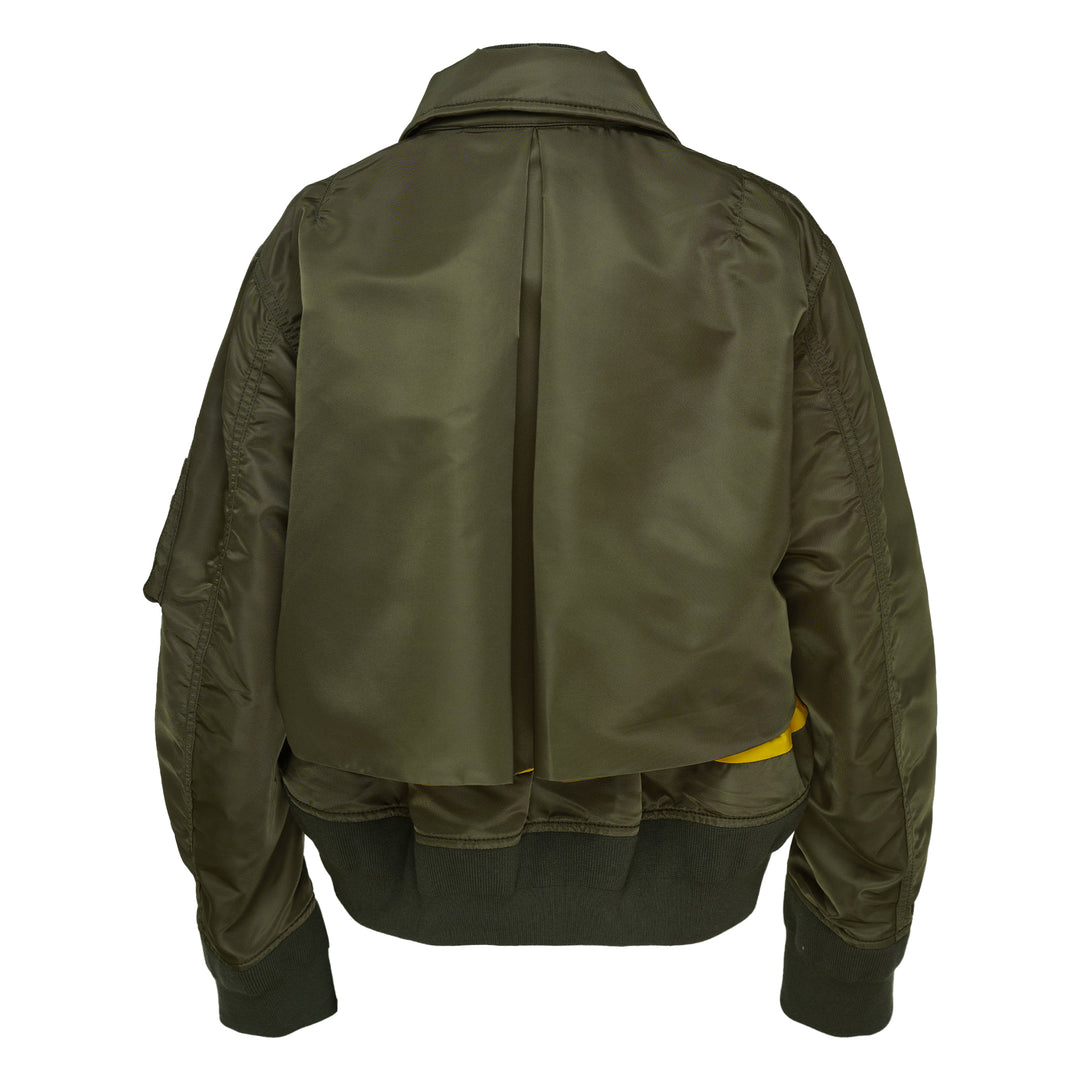 Nylon Twill Bomber Blouson