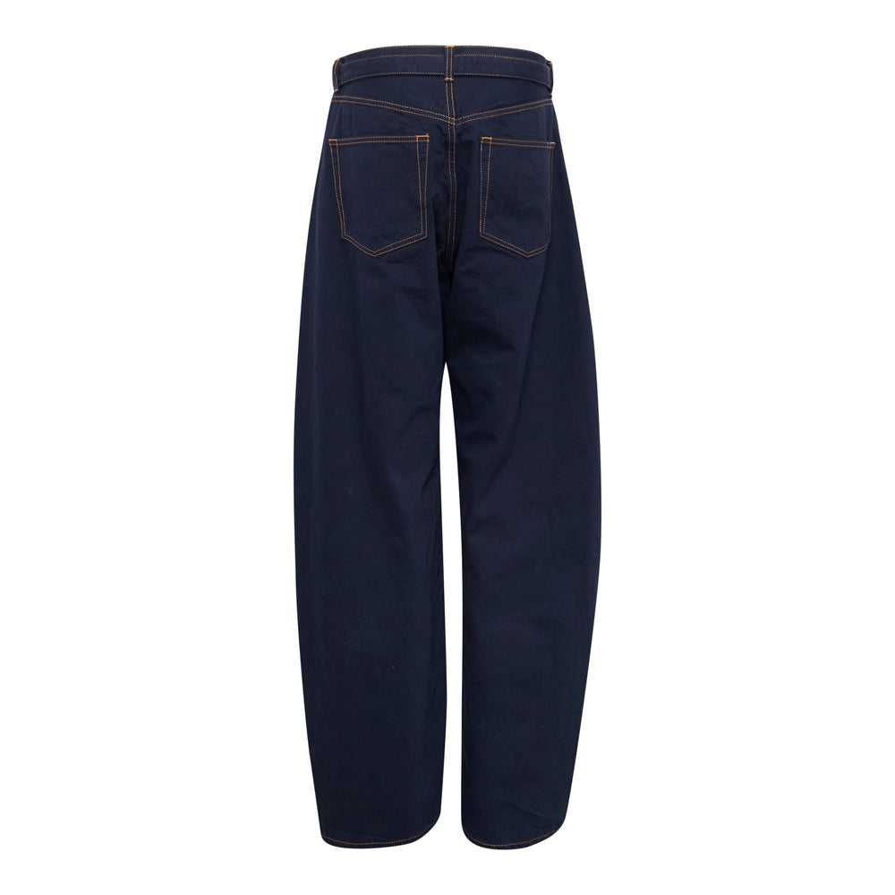 sacai Belted Barrel Leg Jeans - view 2