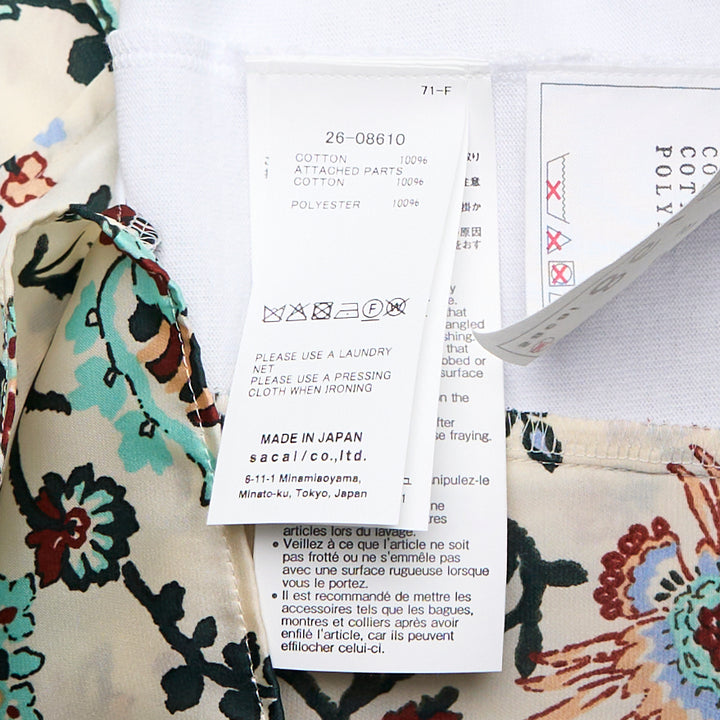 Floral Print Cotton Jersey Tee