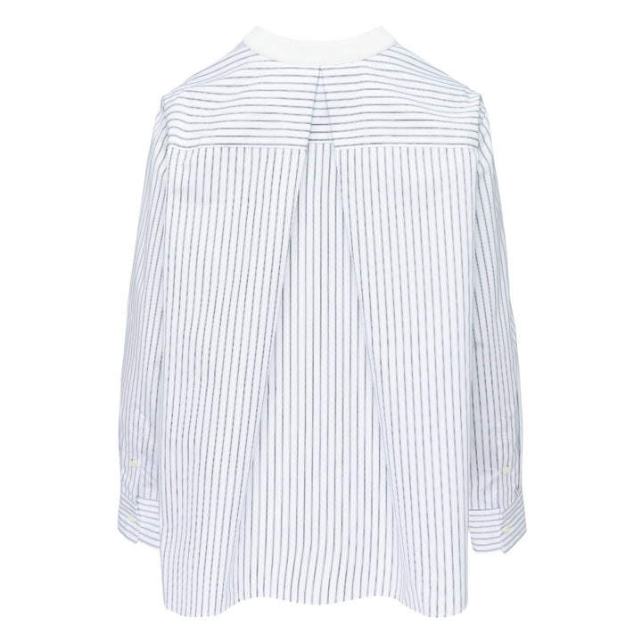 Poplin Cotton Knit Pullover