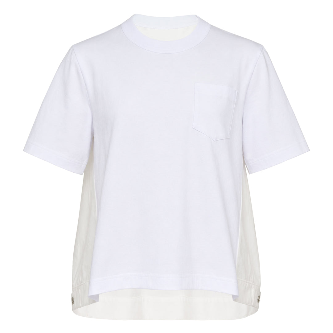 Denim x Cotton Jersey T-Shirt