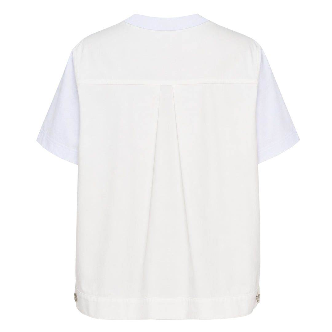 Denim x Cotton Jersey T-Shirt