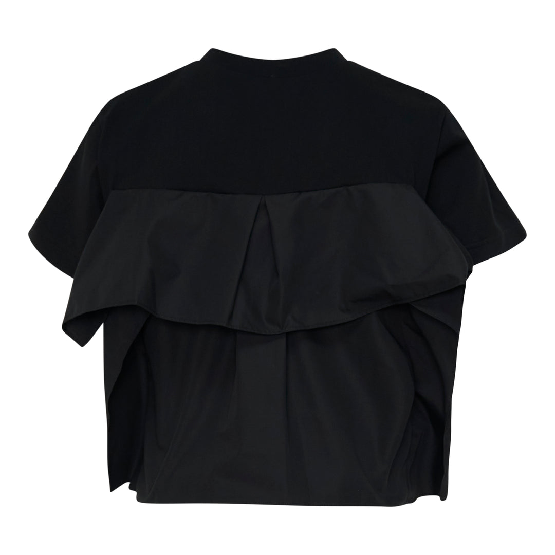 Poplin Cotton Jersey T-Shirt
