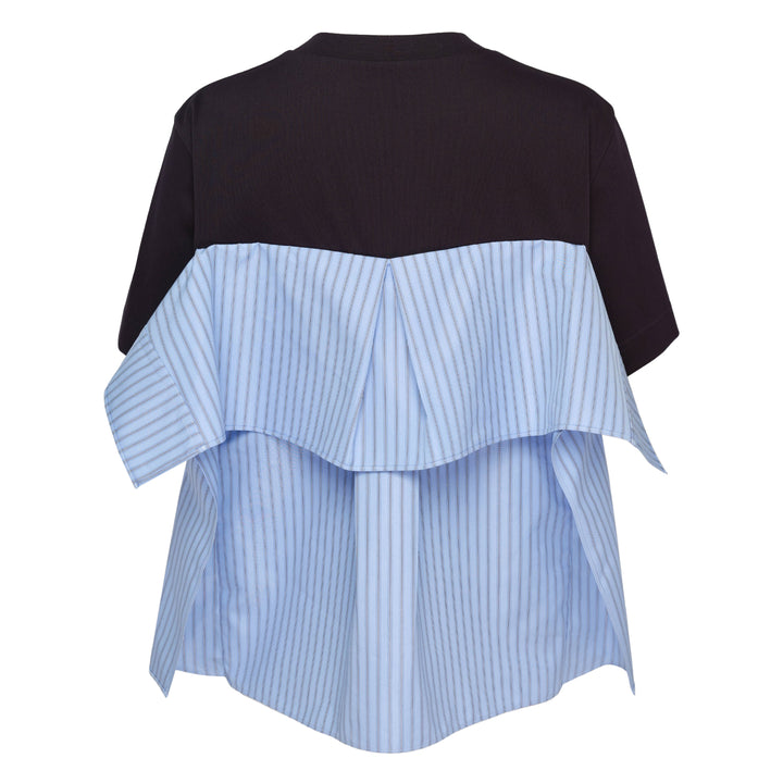 Poplin Cotton Jersey T-Shirt