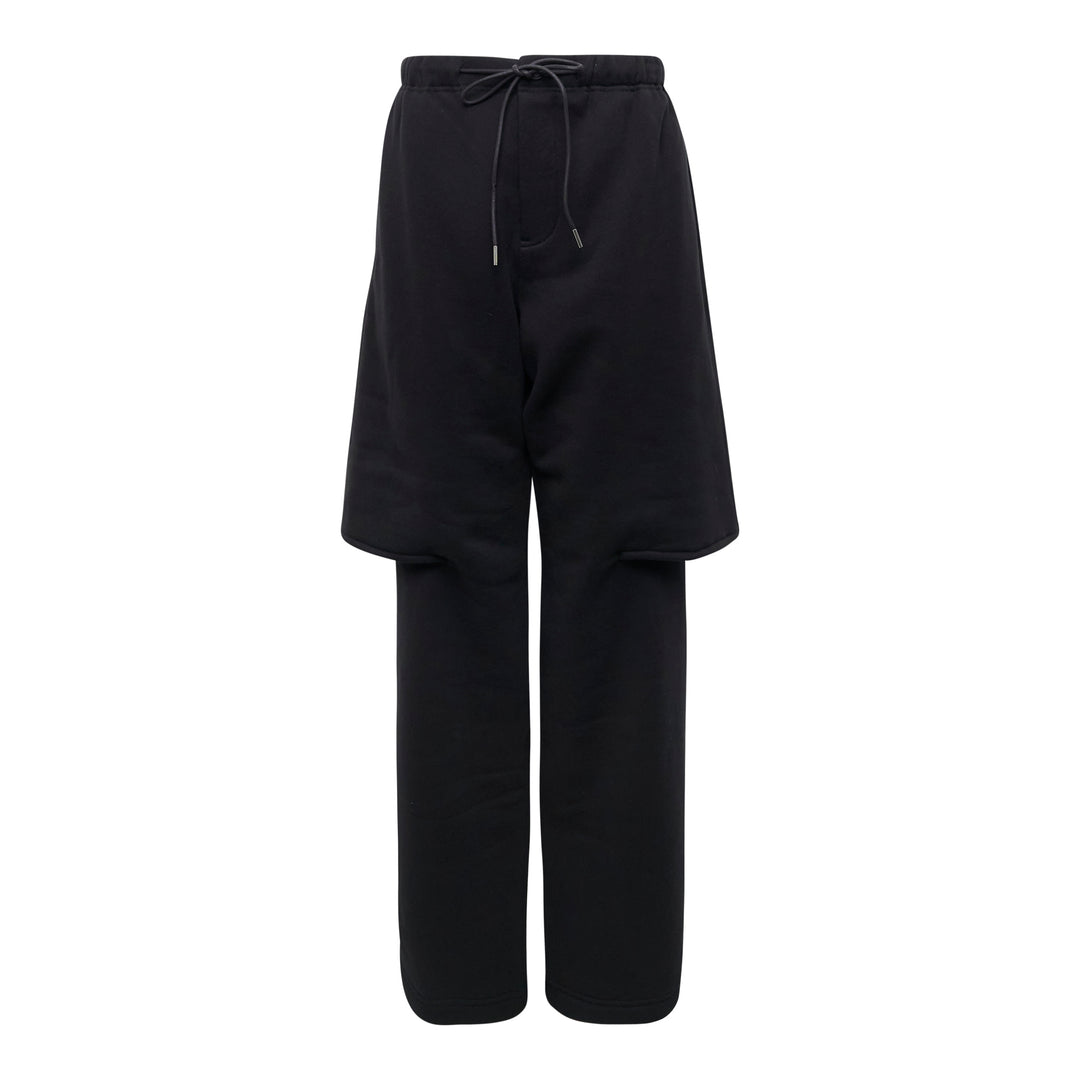 Cotton Jersey Layered Sweatpants
