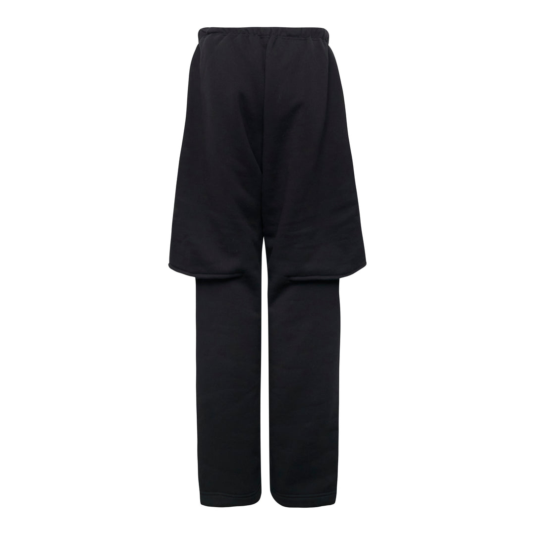 Cotton Jersey Layered Sweatpants