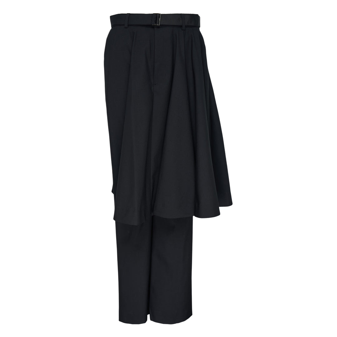 Suiting Skirt-Overlay Pants