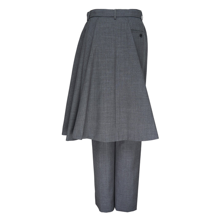 Suiting Skirt-Overlay Pants
