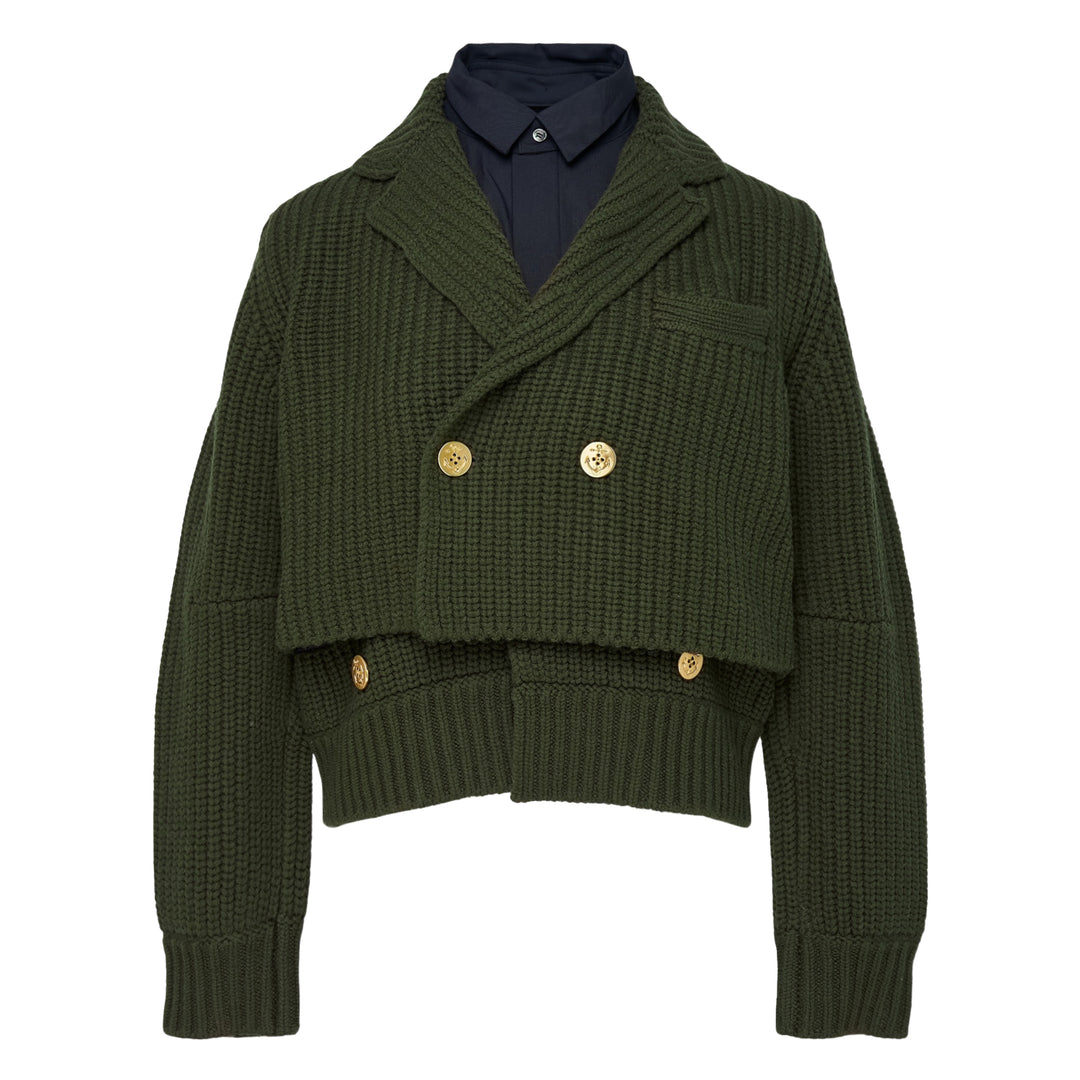 Wool Knit Suiting Jacket