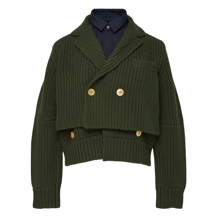 Wool Knit Suiting Jacket