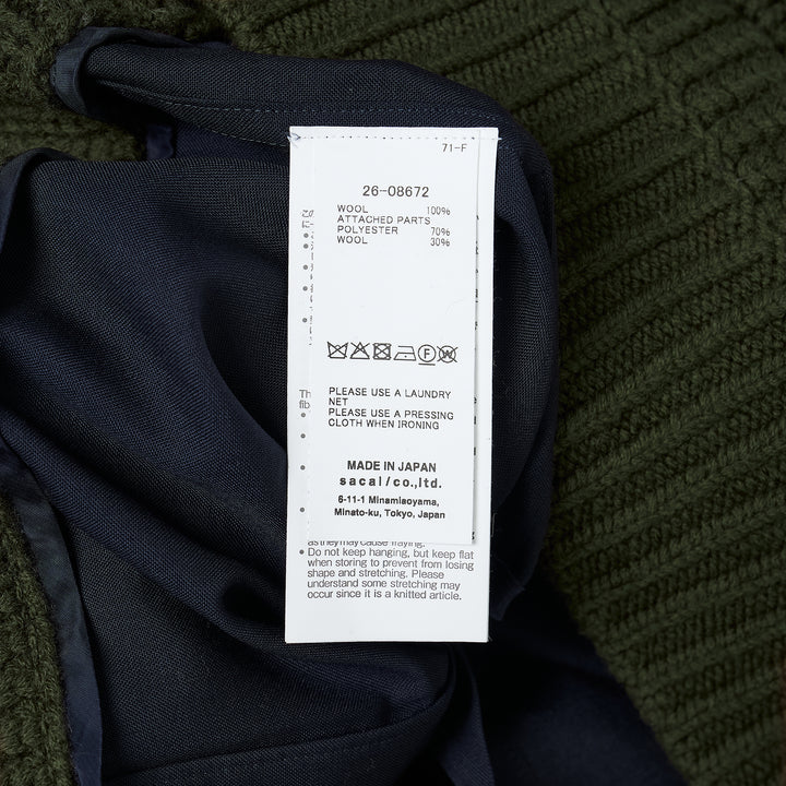 Wool Knit Suiting Jacket