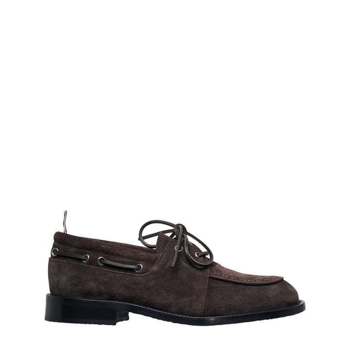 Padded Suede Boat Shoe