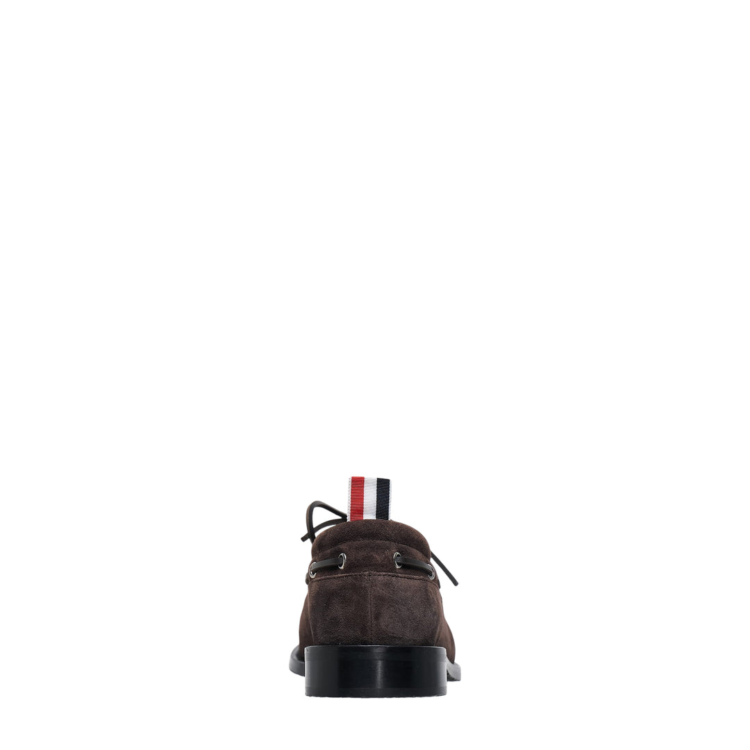 Padded Suede Boat Shoe