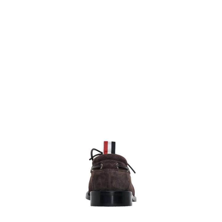 Padded Suede Boat Shoe