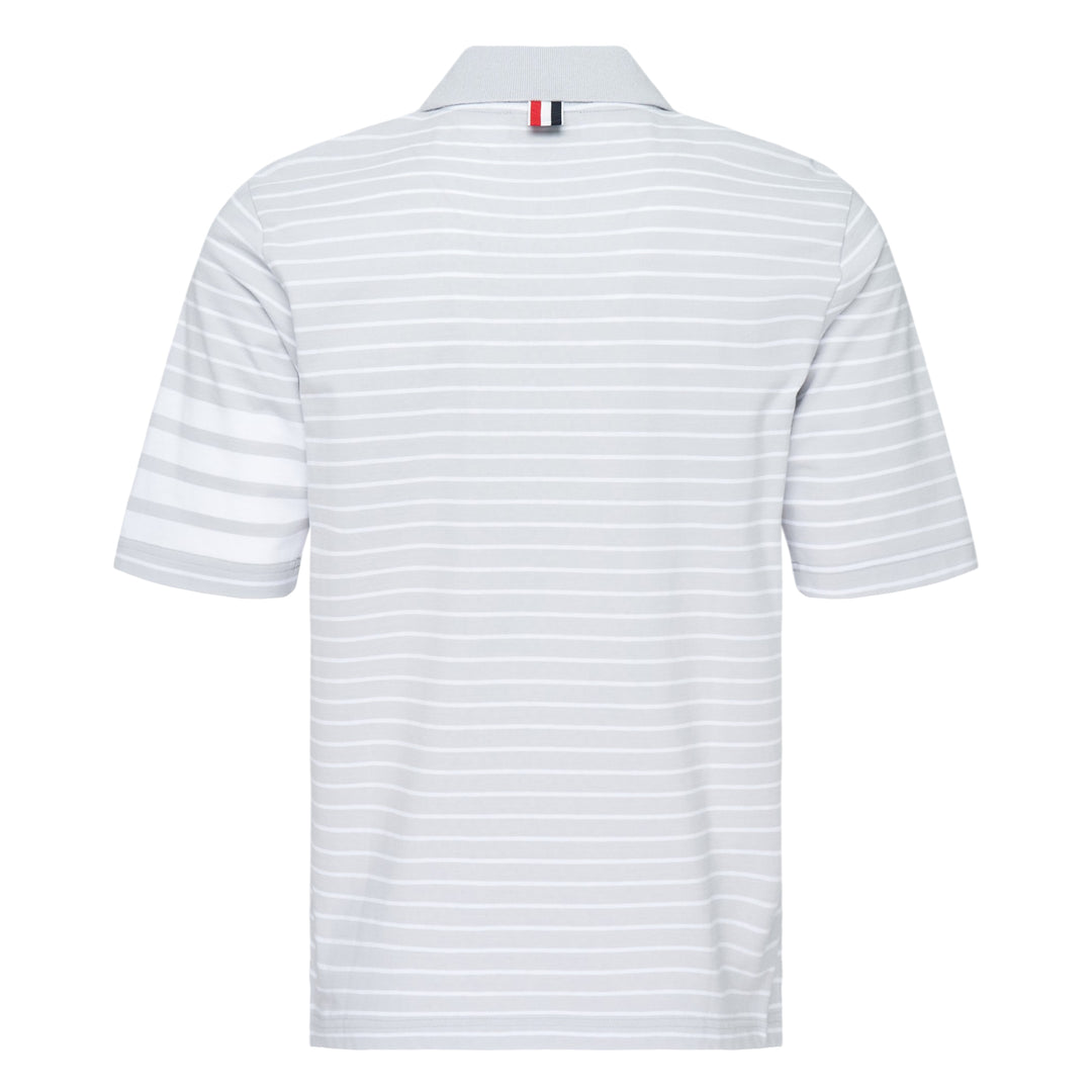 Short Sleeve Striped Polo