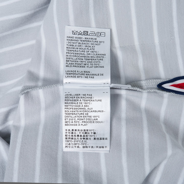 Short Sleeve Striped Polo