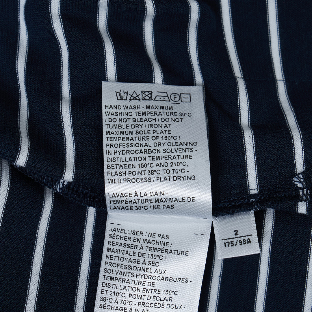 Short Sleeve Striped Polo