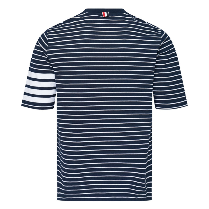 Short Sleeve Stripe Pocket Tee