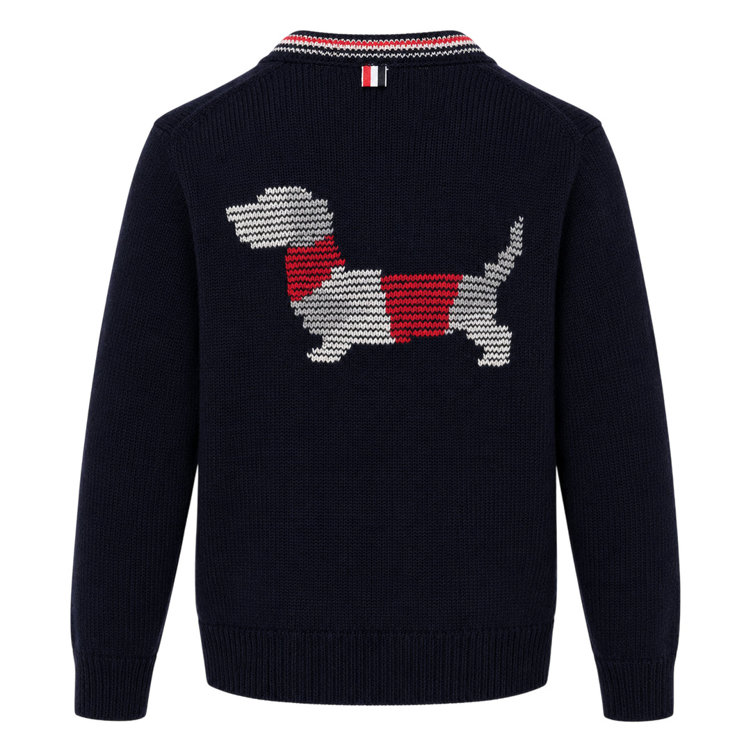 Donegal Wool V-Neck Cardigan