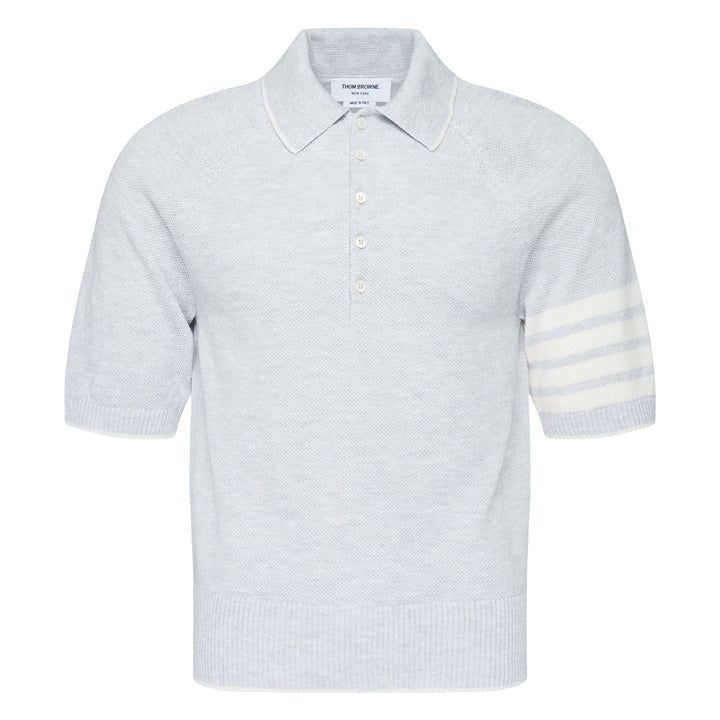 Cross Over Tuck Stitch Relaxed Polo