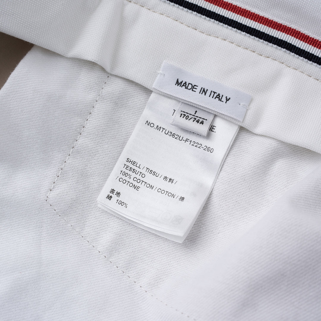 Thom Browne Tapered Wrinkle-Resistant Chinos - view 3