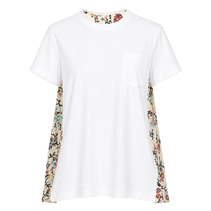 Floral Print Cotton Jersey Tee