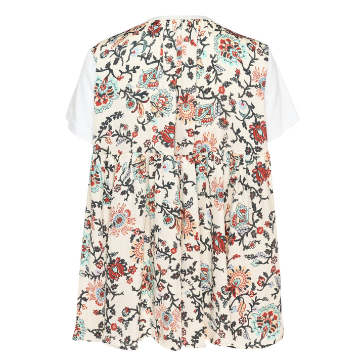 Floral Print Cotton Jersey Tee