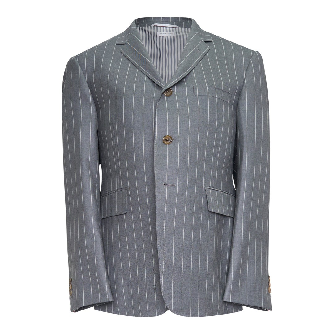 Classic Pinstripe Single Breasted Blazer