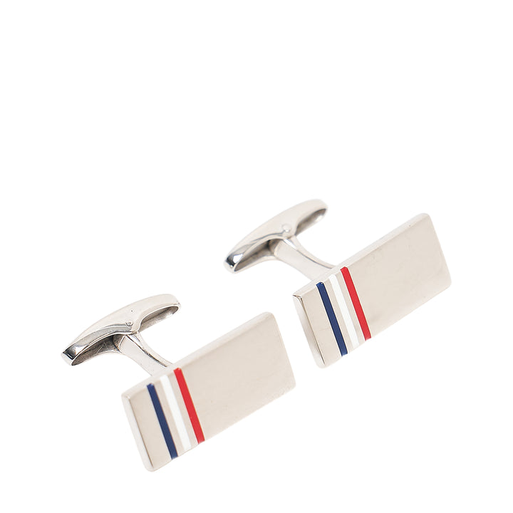 Red White Blue Enamel Cufflinks