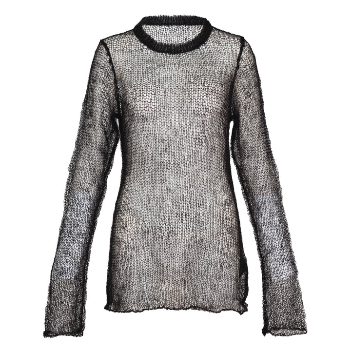 Long Sleeve Open Knit Sweater