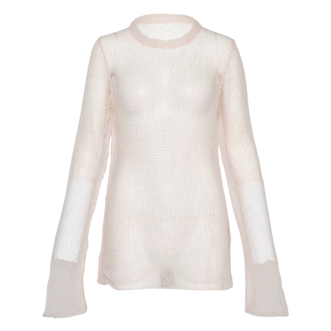 Long Sleeve Open Knit Sweater