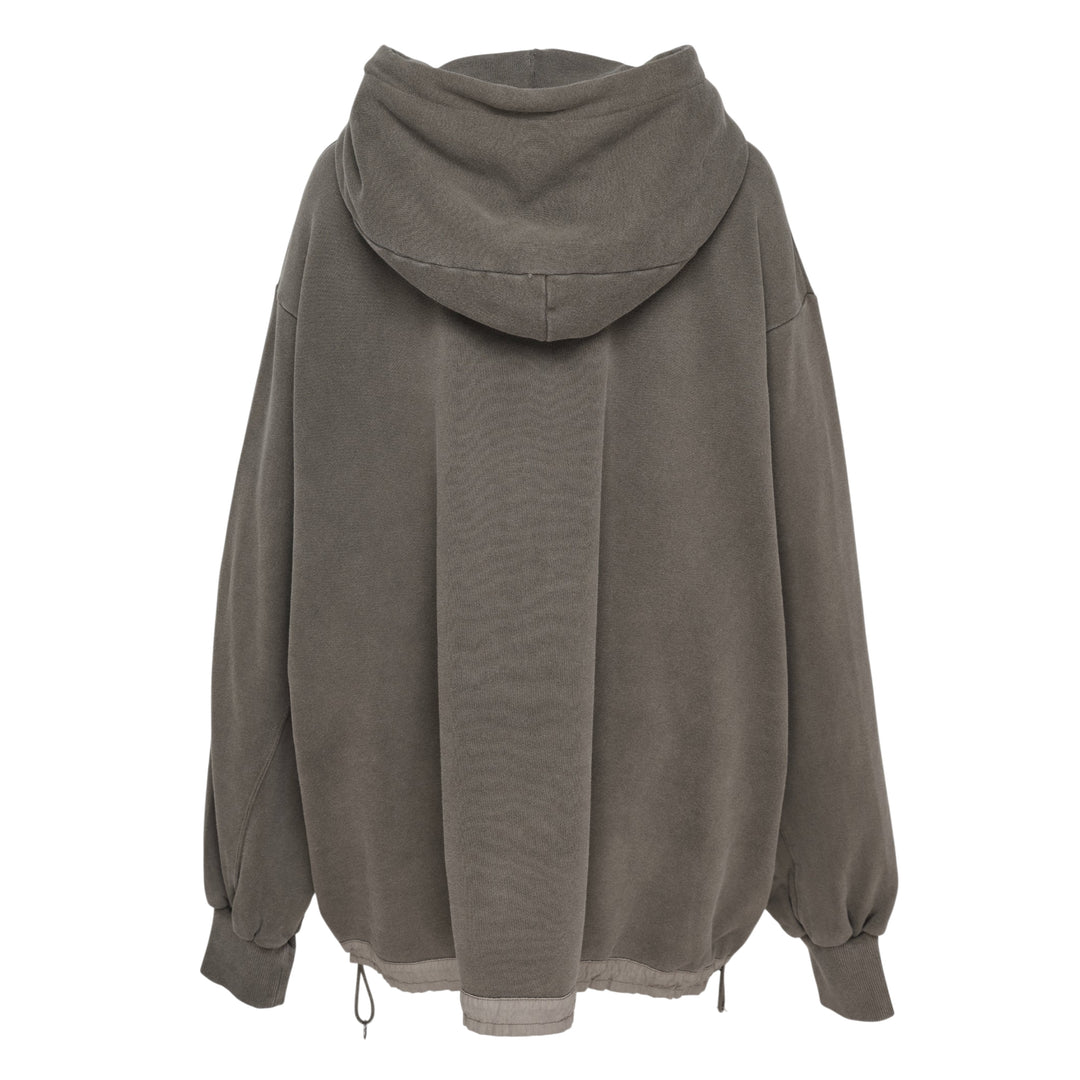 High Neck Zip Hoodie
