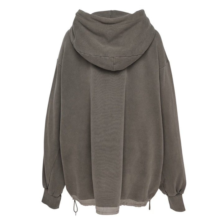 High Neck Zip Hoodie