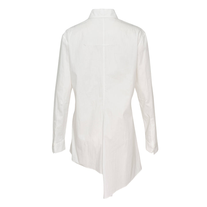 Paneled Asymmetric Long Shirt
