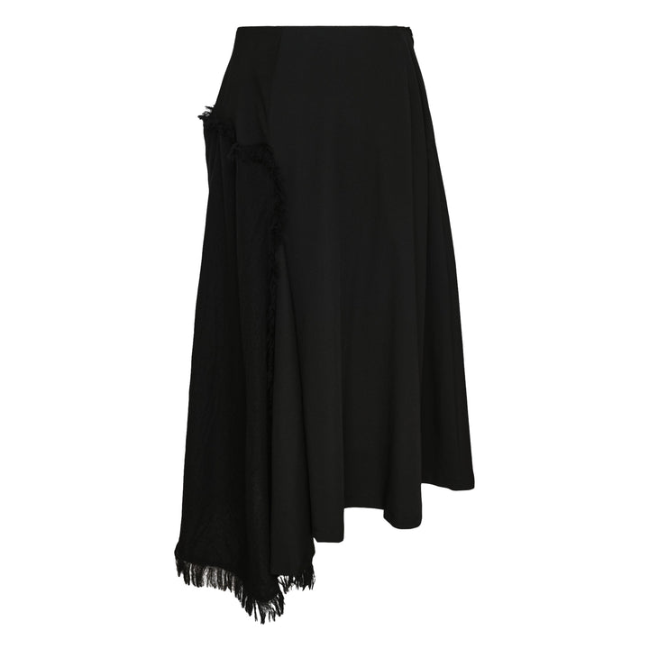 Side Fringe Midi Skirt