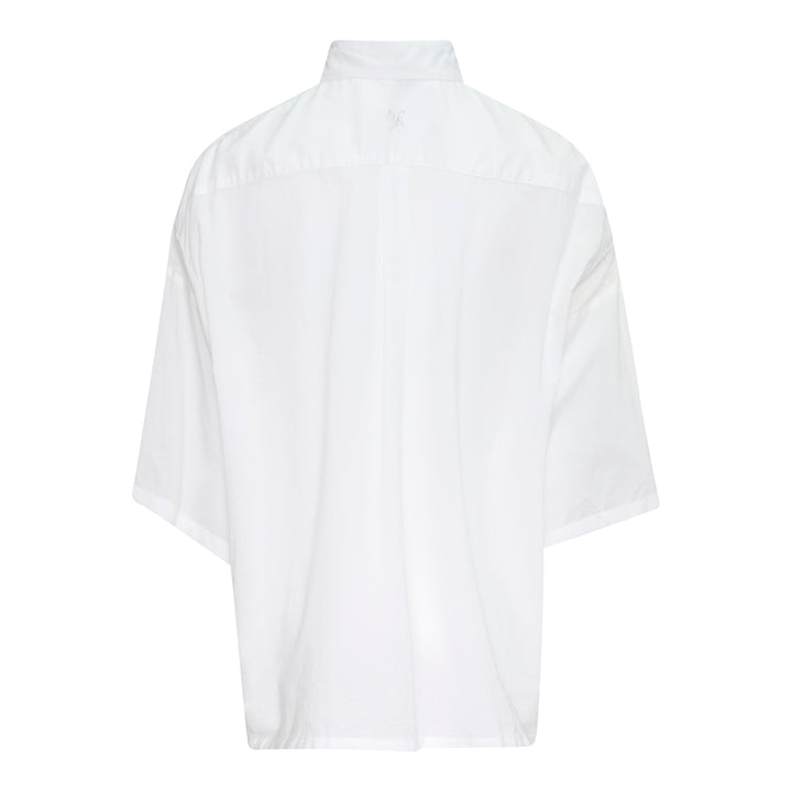 Half Sleeve Rib Blouse